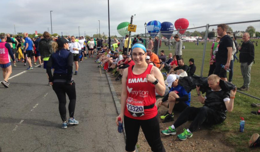 Emma Hodgkins - London Marathon - The Myton Hospices