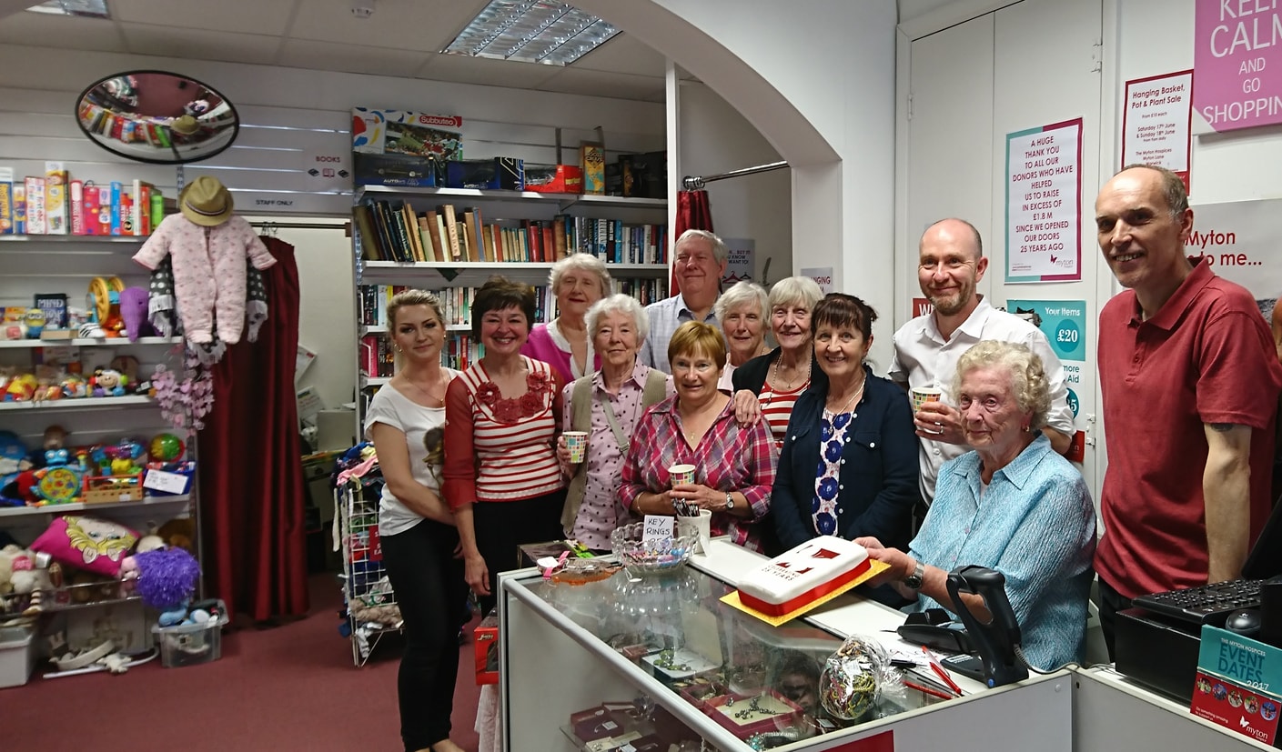 Warwick Street, Leamington Spa celebrated its 25th birthday on 11th May 2017 and we spoke to 89 year old Vera Oughton who has been a volunteer at the shop since it first opened in 1992.