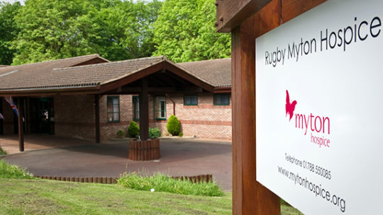 Rugby Myton Hospice Entrance - The Myton Hospices - Rugby