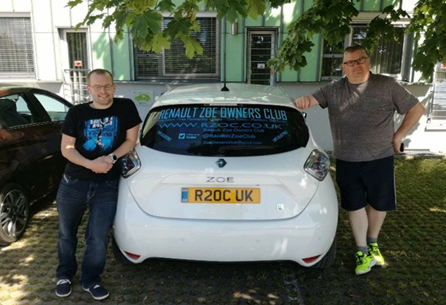 Renault-zoe-club The Myton Hospices