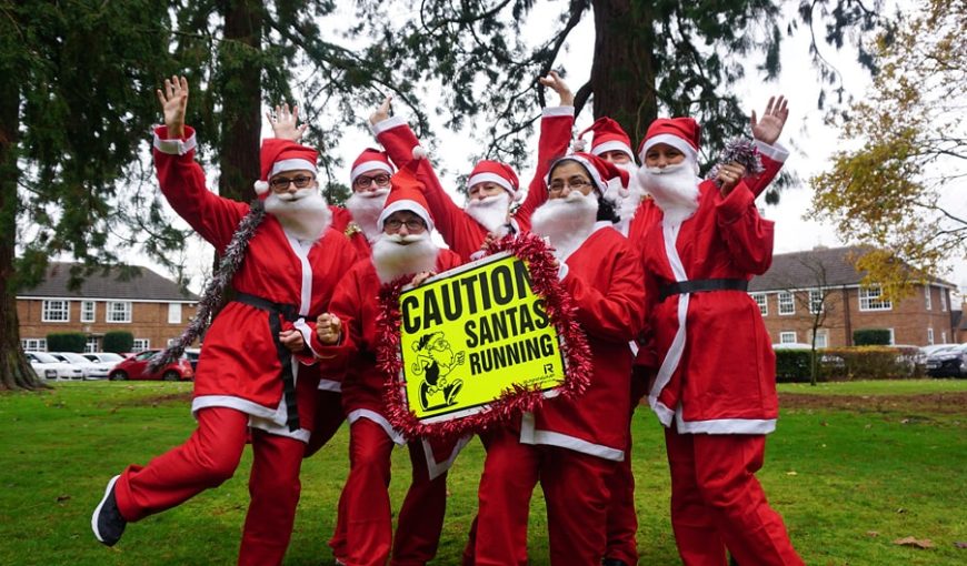 Santa Dash - Physiotherapists - The Myton Hospices