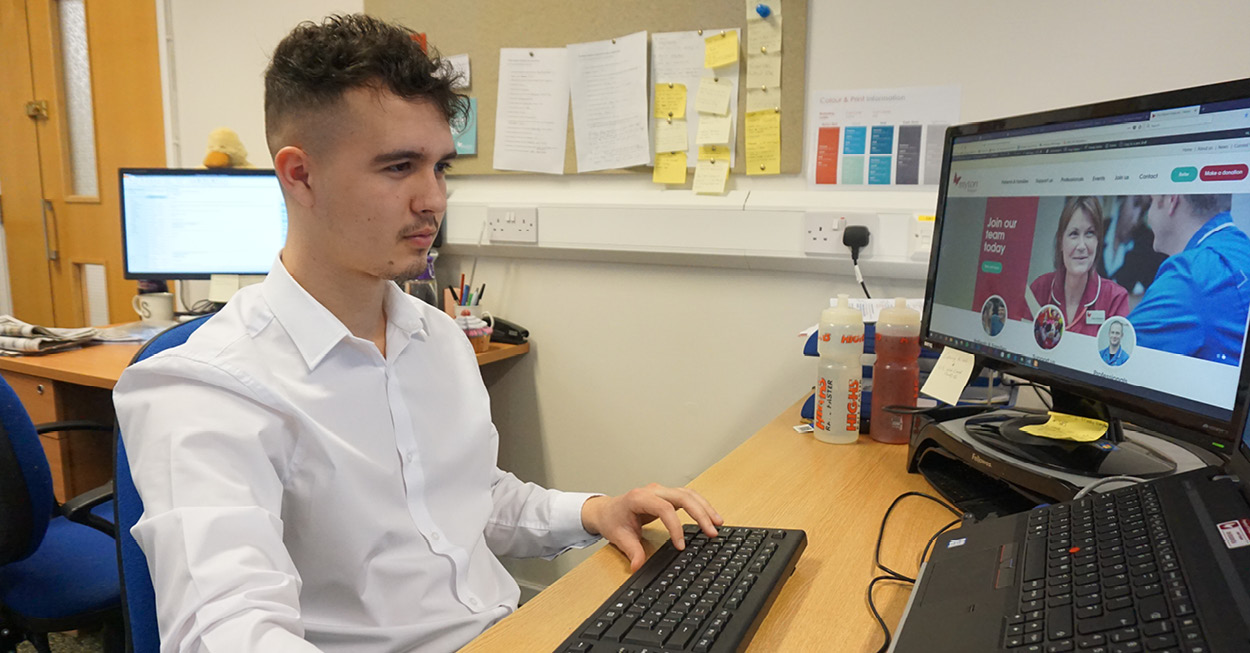 Luc Ord - The Myton Hospices - National Apprenticeship Week Luc Ord - The Myton Hospices - National Apprenticeship Week