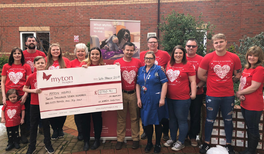 Elizabeth Skelton - The Myton Hospices - Fundraising