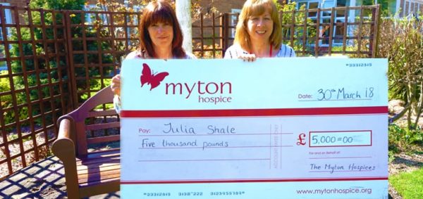 The Myton Hospices Lottery Raffle Winner Julia 96dpi