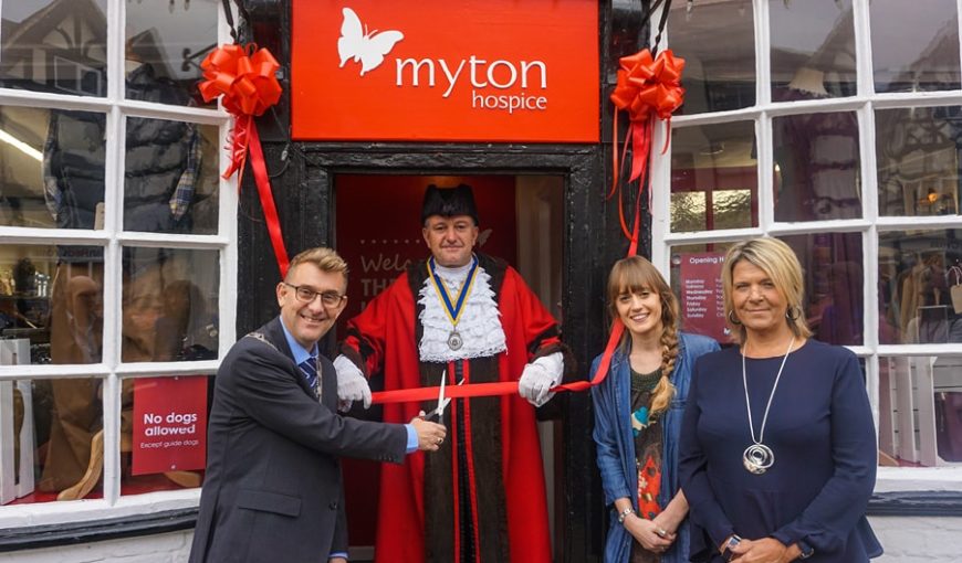 The Myton Hospices Alcester Shop Opening - Blog Header