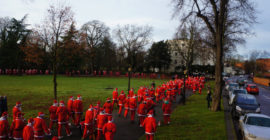 The Myton Hospices - Galleries - Santa Dash - Warwick Leamington Spa Coventry Rugby - Event Photos