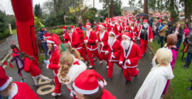 The Myton Hospices - Galleries - Santa Dash - Warwick Leamington Spa Coventry Rugby - Event Photos