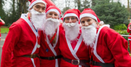 The Myton Hospices - Galleries - Santa Dash - Warwick Leamington Spa Coventry Rugby - Event Photos