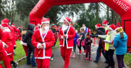 The Myton Hospices - Galleries - Santa Dash - Warwick Leamington Spa Coventry Rugby - Event Photos