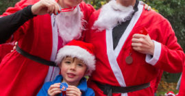 The Myton Hospices - Galleries - Santa Dash - Warwick Leamington Spa Coventry Rugby - Event Photos