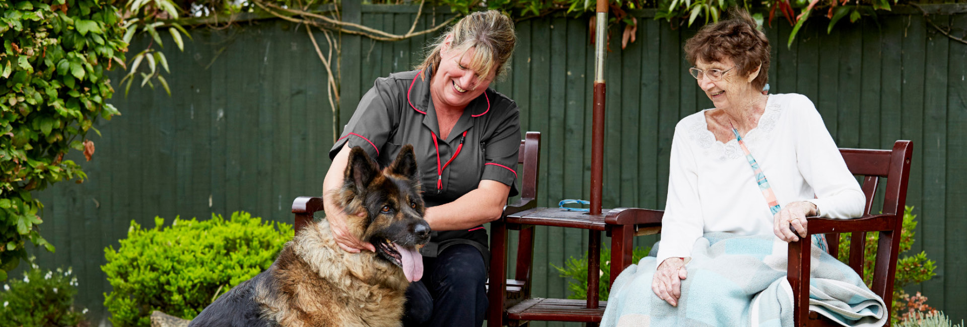 The Myton Hospices - Warwick Hospice - Nurse Patient Dog - Flex Slider