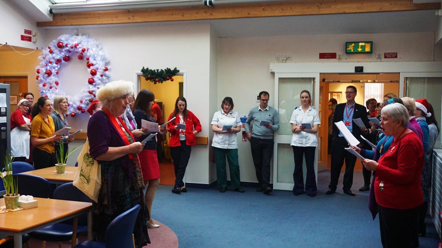 The Myton Hospices - Christmas Blog Page Image - Singing