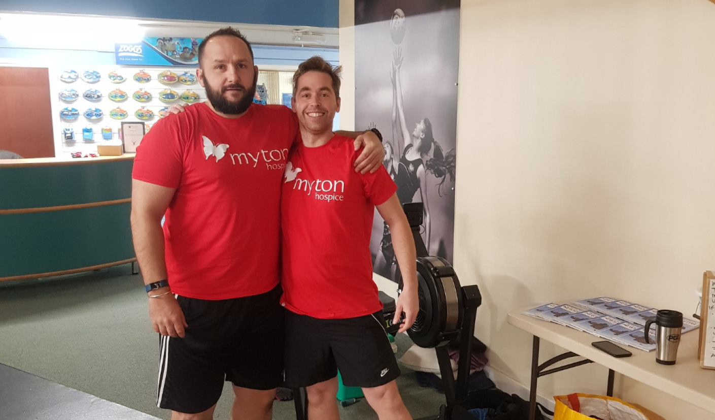 John Powell and Tom Mountain - The Myton Hospices - Rowing