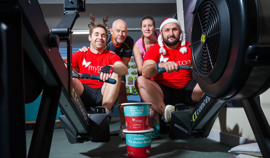 John Powell and Tom Mountain - The Myton Hospices - Rowing