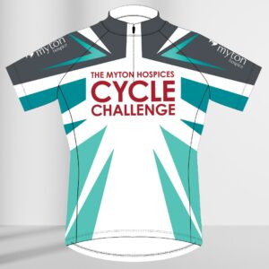 The Myton Hospices - Cycle Challenge 2023 - Jersey Front