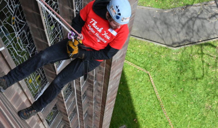 The Myton Hospices - Abseil Blog Header 2019 - Coventry Warwick Rugby Leamington Spa