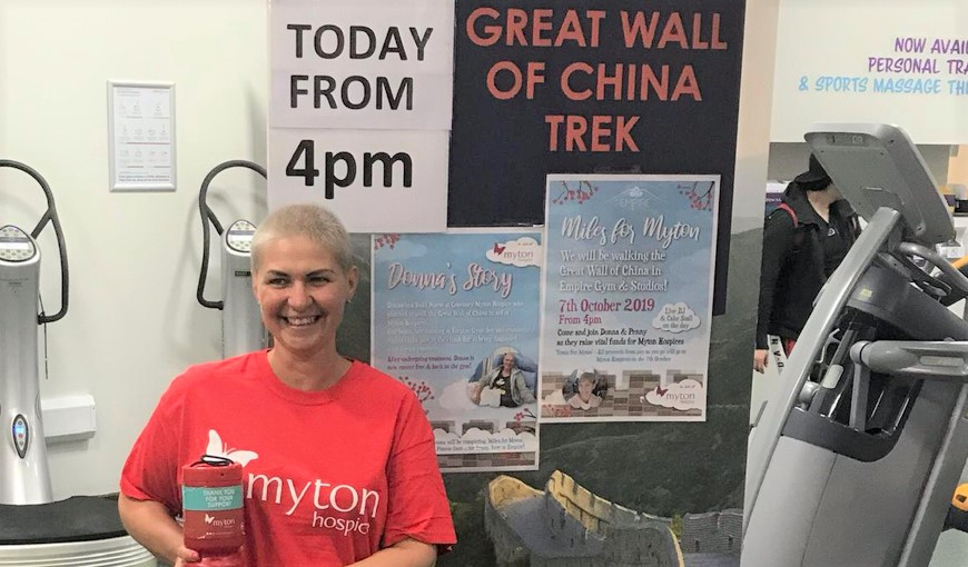 Donna Callow - Great Wall of China - Virtual Trek - Empire Gym - Warwickshire - Coventry - Leamington Spa - Rugby