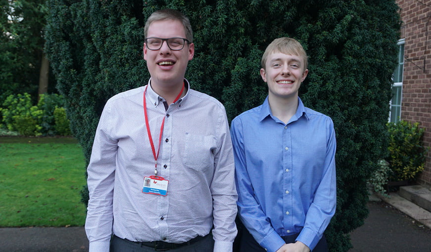 National Apprenticeship Week 2020 - Thomas Roe - James Chalker - The Myton Hospices - Warwickshire - Rugby - Coventry - Leamington Spa