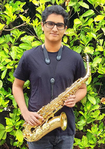 Rahul Bains - The Myton Hospices - Warwick - Leamington Spa - Rugby - Coventry - Music - Performance - Lockdown - Saxophone