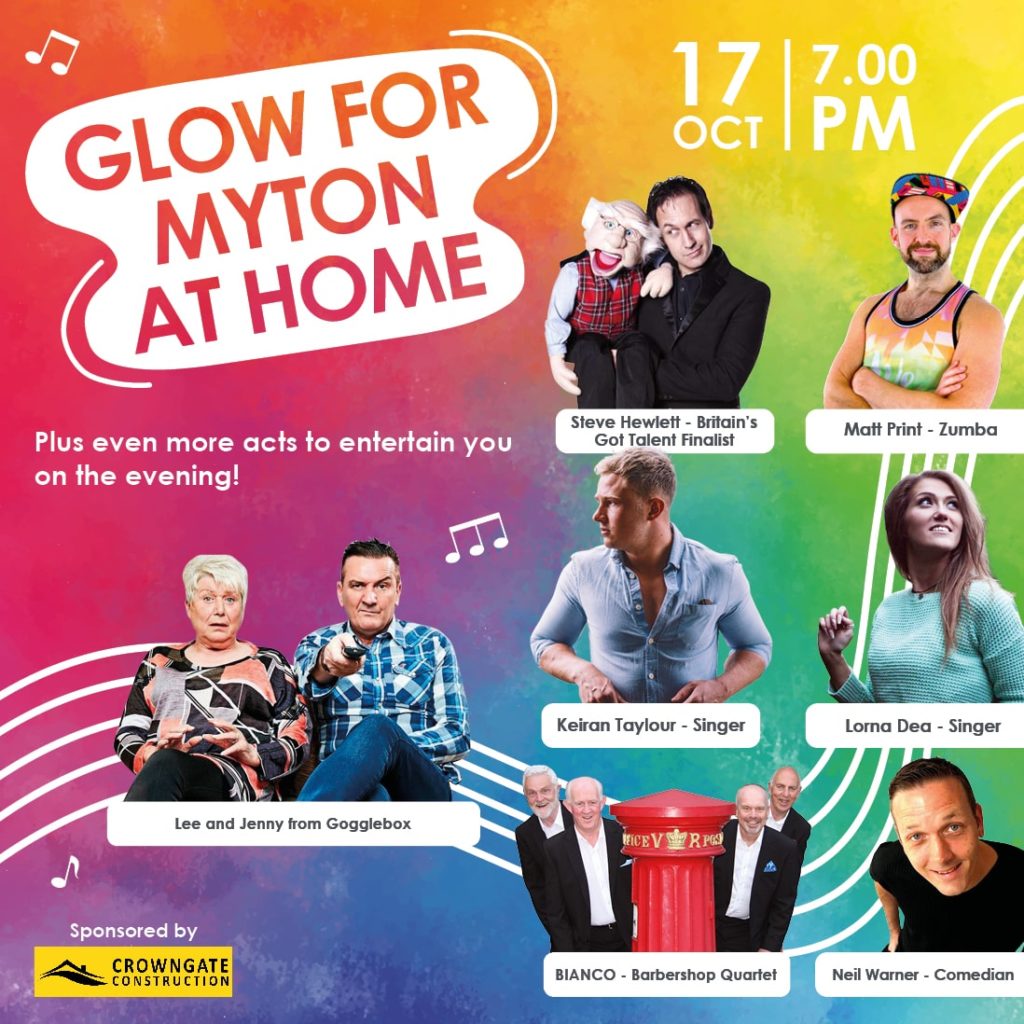 The Myton Hospices - Glow for Myton at Home