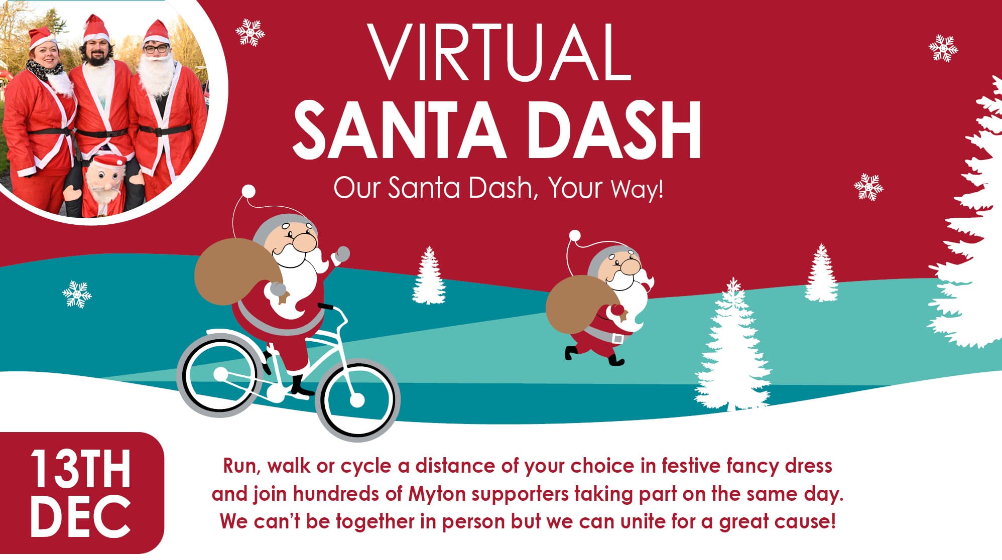 The Myton Hospices - Virtual Santa Dash 2020 - Page Banner