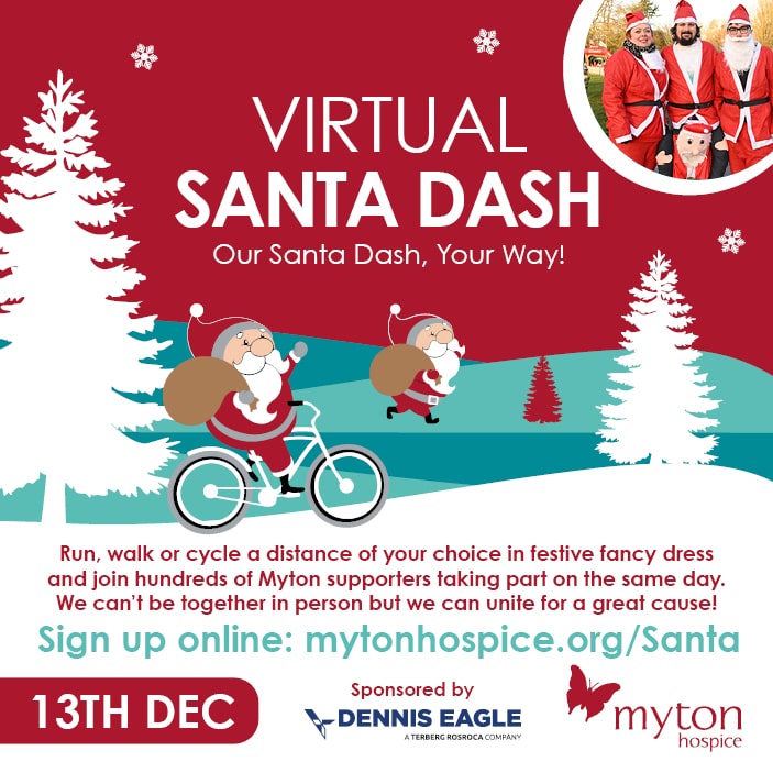 The Myton Hospices - Virtual Santa Dash 2020 - Social Sqaure