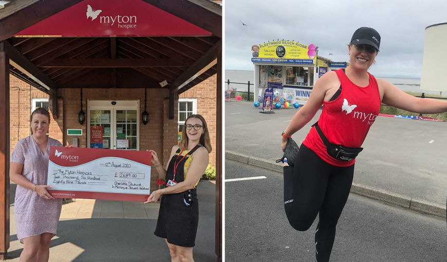 The Myton Hospices - Charlotte Dewhurst - Warwickshire - Coventry - Rugby - Leamington Spa - Warwick - Marathon - Support - Fundraising