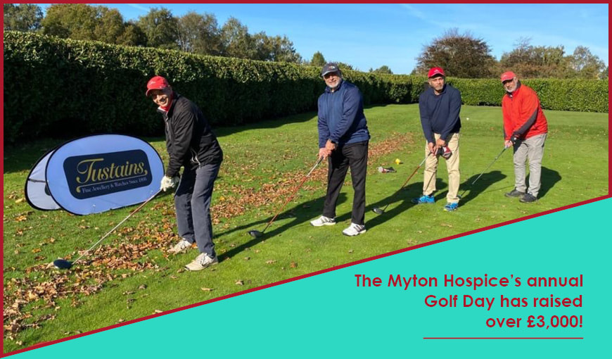 Golf Day 2020 - The Myton Hospices - Warwickshire - Coventry - Leamington Spa - Rugby - Warwick - Event - Tustains Jewellers