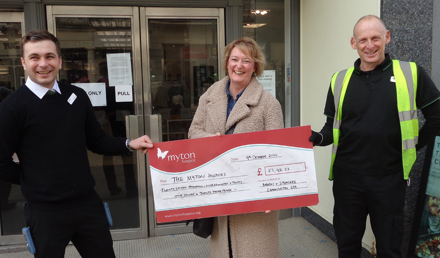 Marks and Spencer - Charity of The Year - The Myton Hospices - Warwickshire - Coventry - Leamington Spa - Rugby