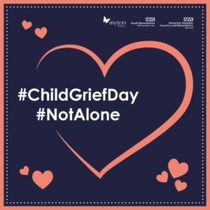 The Myton Hospices - ChildGrief Day Social Media Post - Heart branding The Myton Hospices - ChildGrief Day Social Media Post - Heart branding