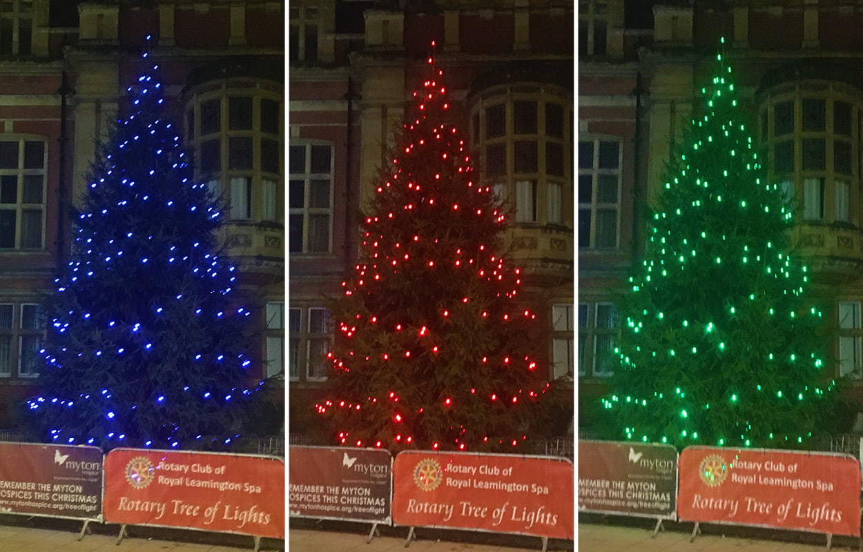 The Myton Hospices - The Rotary Trees of Light - Warwickshire - Coventry - Leamington Spa - Rugby - Whitnash The Myton Hospices - The Rotary Trees of Light - Warwickshire - Coventry - Leamington Spa - Rugby - Whitnash