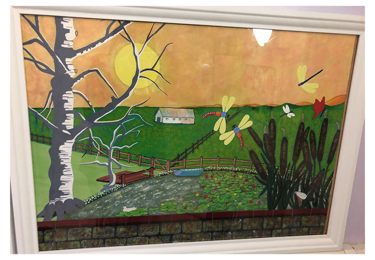 The Myton Hospices - Brian Edden - Patient - Artwork - Hospice - Warwickshire - Warwick - Coventry - Leamington Spa - Rugby