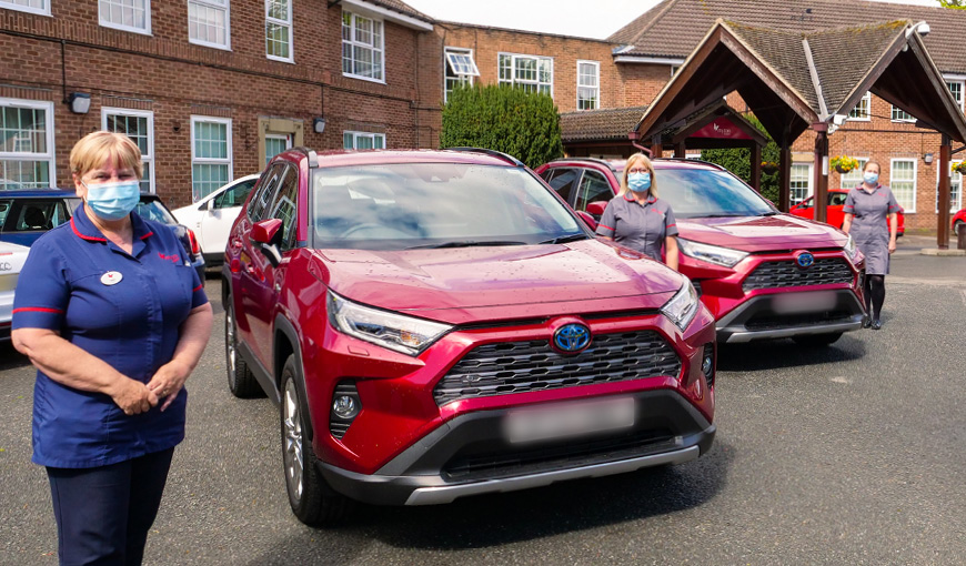 The Myton Hospices - Barclays - Donation - Vehicles - Nurses - Thank You - Warwickshire - Coventry - Leamington Spa - Rugby The Myton Hospices - Barclays - Donation - Vehicles - Nurses - Thank You - Warwickshire - Coventry - Leamington Spa - Rugby