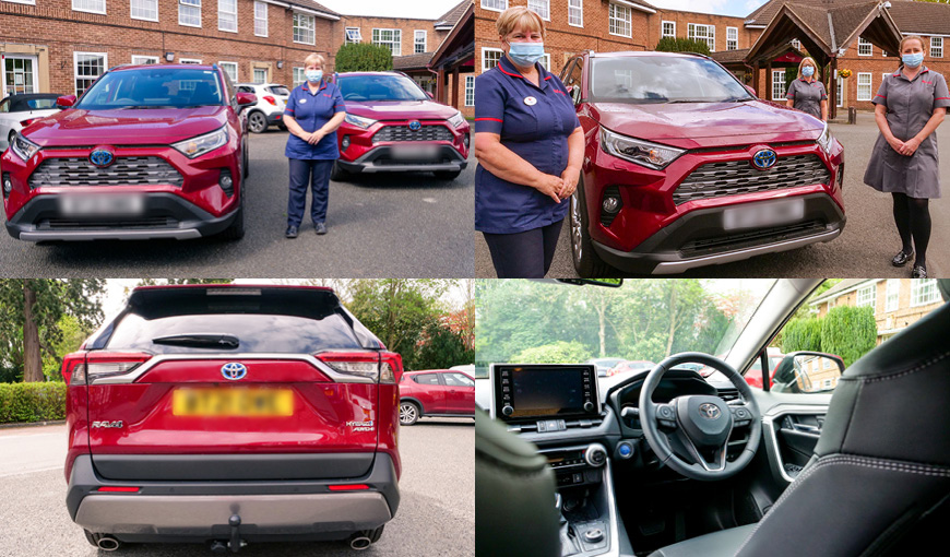 The Myton Hospices - Barclays - Donation - Vehicles - Nurses - Thank You - Warwickshire - Coventry - Leamington Spa - Rugby