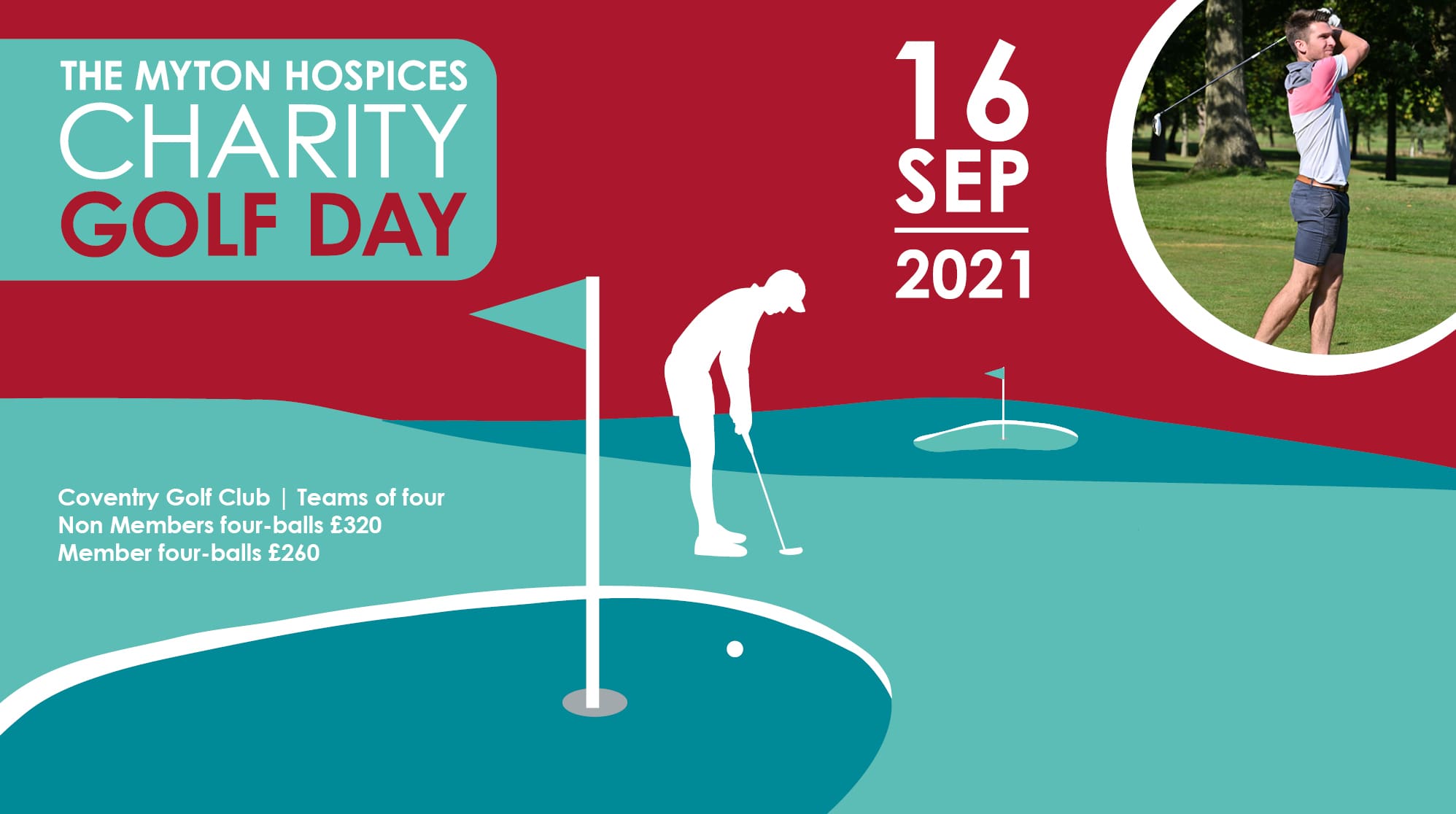 The Myton Hospices - Golf Day Mid Page Banner - 2021 Leamington Spa Warwick Coventry Rugby