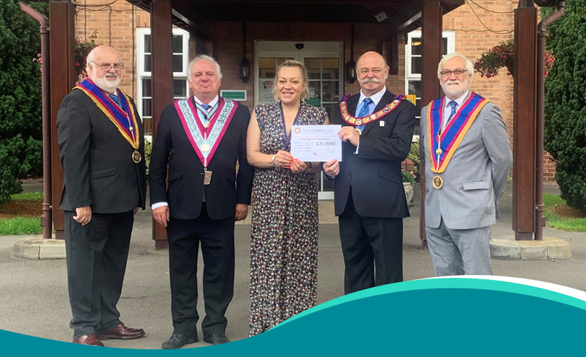 The Myton Hospices - Myton Hospice - Mark Master Masons - Donation - Warwickshire - Warwick - Coventry - Leamington Spa - Rugby The Myton Hospices - Myton Hospice - Mark Master Masons - Donation - Warwickshire - Warwick - Coventry - Leamington Spa - Rugby