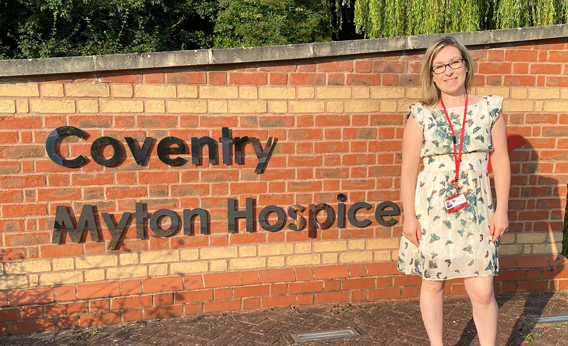 The Myton Hospices - Lizzy Jenkins - Research Nurse - Hospice Care 2021 - Charity - Warwickshire - Warwick - Coventry - Leamington Spa - Rugby - Palliative Care