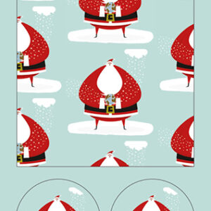 Santa - Wrapping Paper - The Myton Hospices