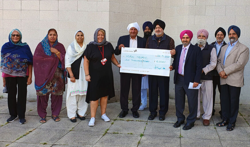 The Myton Hospices - The Gurdwara Sahib Blog Header 2021 Leamington Spa Warwick Coventry Rugby