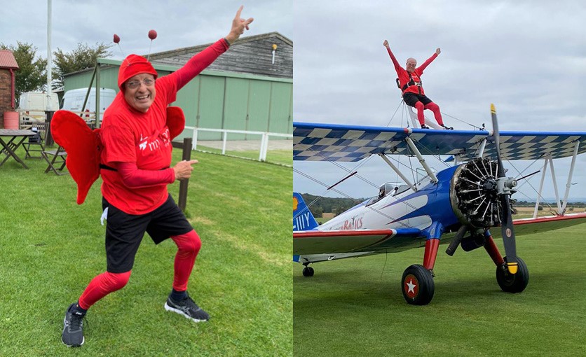 The Myton Hospices - Myton Hospice - Fundraising - Wing Walk - Bob Smith - Warwickshire - Warwick - Coventry - Leamington Spa - Rugby