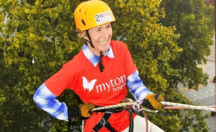 The Myton Hospices - High Sherriff of Warwickshire - Abseil