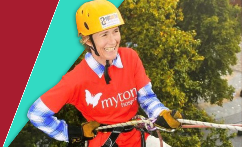 The Myton Hospices - High Sherriff of Warwickshire - Abseil