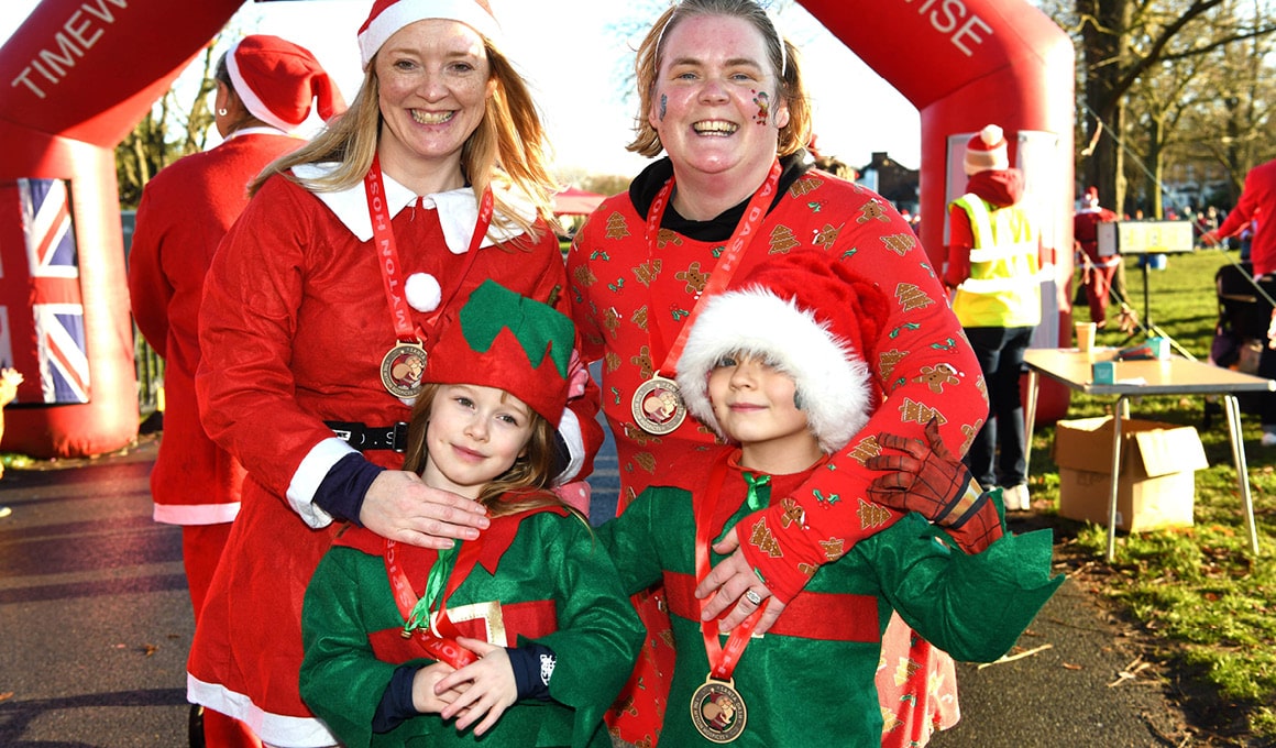 The Myton Hospices - Santa Dash 2021 Blog Header