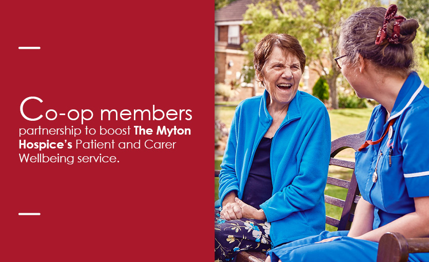 The Myton Hospices - Myton Hospice - Co-op - Patient and Carer Wellbeing Service - Warwickshire - Warwick - Coventry - Leamington Spa - Rugby