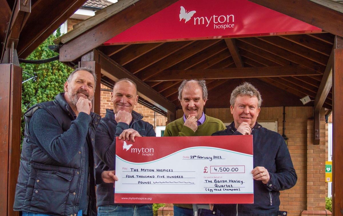 The Myton Hospices - Eggheads - Blog Header 2022