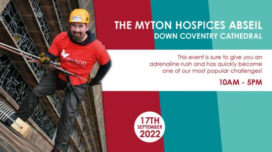 The Myton Hospices - Abseil 2022 - Mid Page Banner