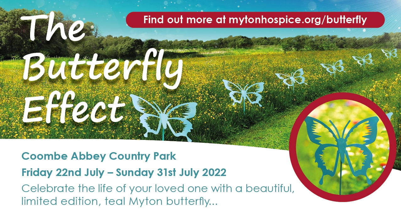 The Myton Hospices - The Butterfly Effect Social Share 2022