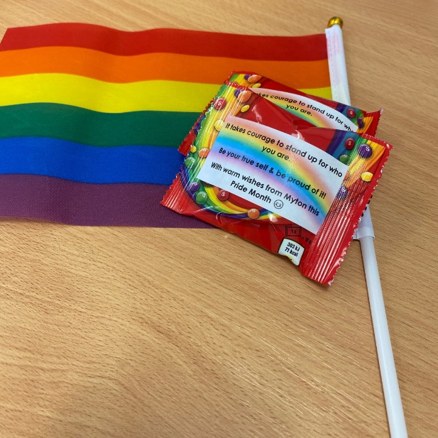 The Myton Hospice - Pride Love is Love - SkittlesThe Myton Hospice - Pride Love is Love - Skittles