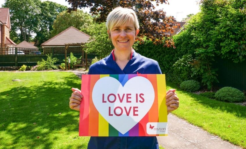 The Myton Hospice - Pride Love is Love - Olivia