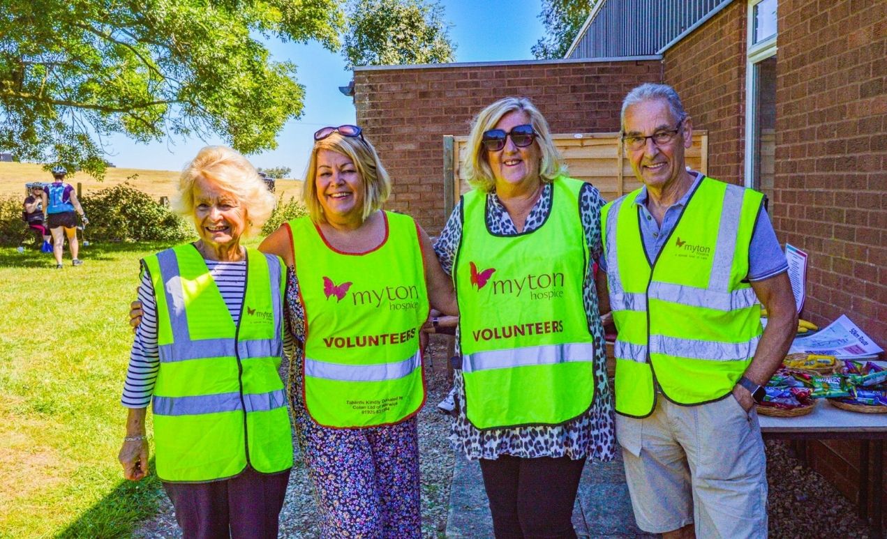 Volunteers at the Cycle Challenge 2022